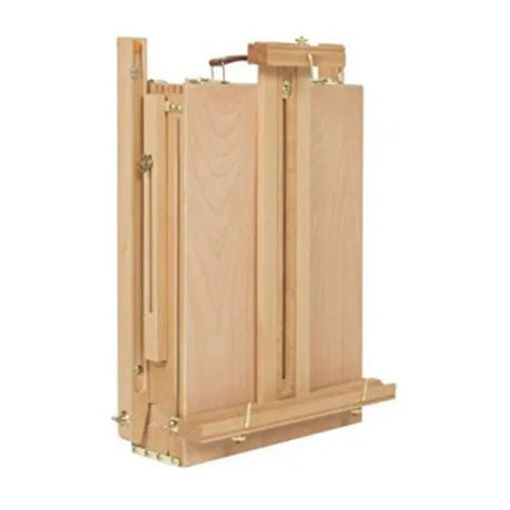 Brustro Artists' Studio Portable Wooden Box Easel – Beechwood, Telescopic Legs, Large Storage - Retail Maharaj