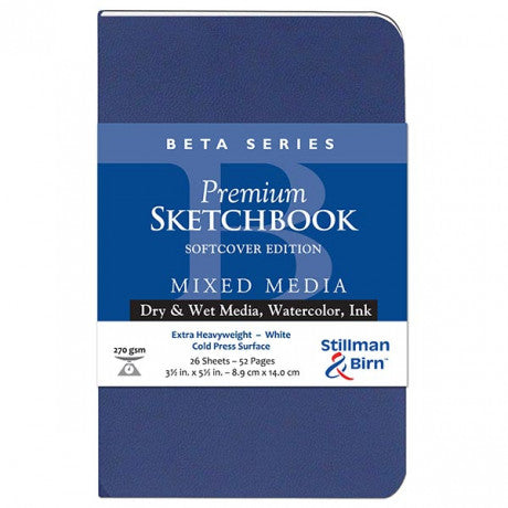 Stillman and Birn Beta Series Extra Heavyweight Sketchbook for Watercolor and Mixed Media - Retail Maharaj