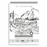Anupam Sketch-O Spiral Drawing Book Soft Cover 140 GSM - Retail Maharaj