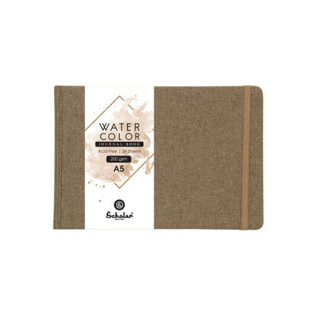 Scholar Watercolour Journal Sketchbook 300 GSM Cold Press Paper - Retail Maharaj