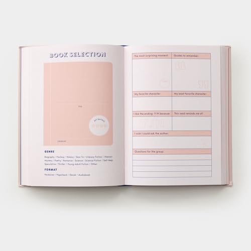 Book Club: A Journal: Prepare for, Keep Track of, and Remember Your Reading Discussions with 200 Book Recommendations and Meeting Activities - Retail Maharaj