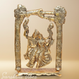 Gold-Plated Radha Krishna Idol on Swing Jhula | Metal Decorative Showpiece & Religious Figurine for Home Temple - Retail Maharaj