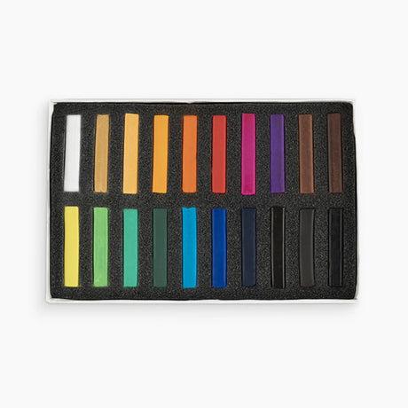 Camel Artist Soft Pastels Set of 20 Assorted Shades – High-Quality, Smooth & Blendable Colors for Art and Craft - Retail Maharaj
