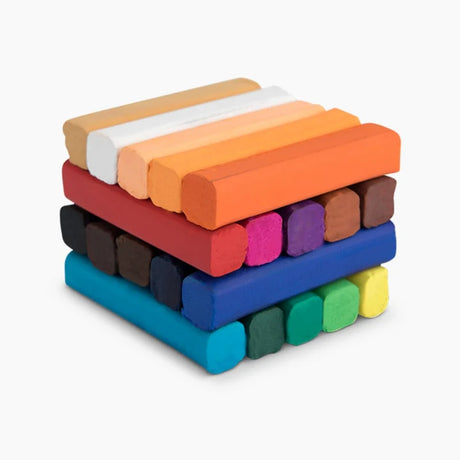 Camel Artist Soft Pastels Set of 20 Assorted Shades – High-Quality, Smooth & Blendable Colors for Art and Craft - Retail Maharaj