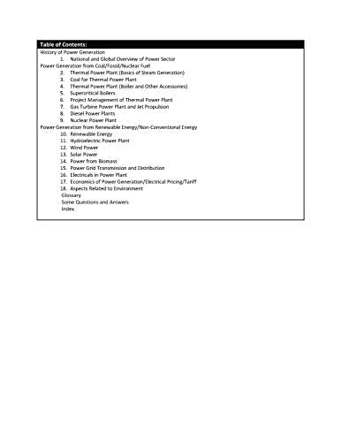 Power Plant Engineering | e - Retail Maharaj