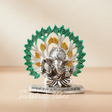 Sanskriti Vibes Metal Home Decorative Kalpavriksha Tree with Ganesh Ji Idols – Silver Plated - Retail Maharaj