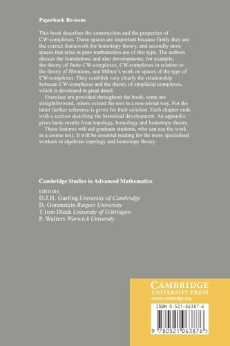 Cellular Structures in Topology: 19 (Cambridge Studies in Advanced Mathematics, 19) - Retail Maharaj