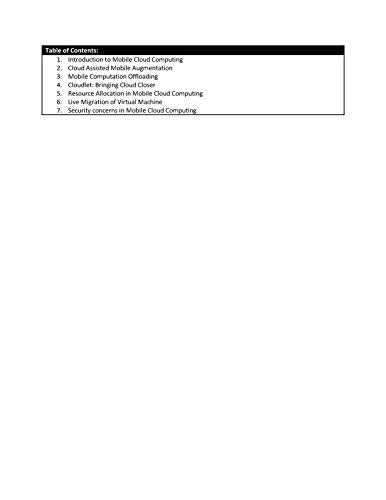 Mobile Cloud Computing : Principles and Paradigms - Retail Maharaj