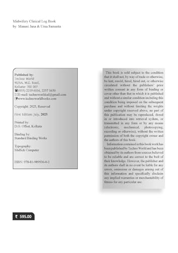 Midwifery Clinical Log Book (English Version)