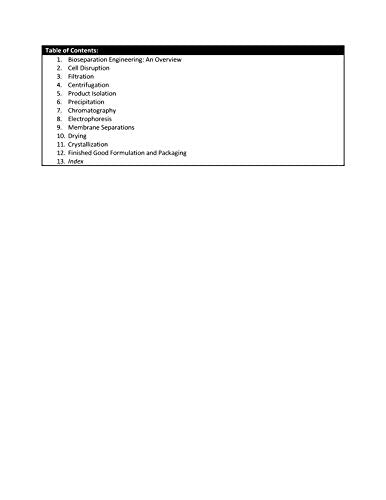 Bioseparations Engineering : A Comprehensive DSP Volumen | e - Retail Maharaj