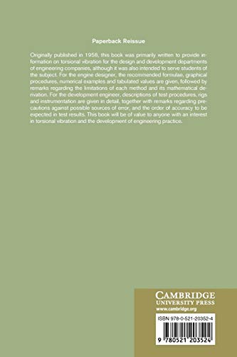 A Handbook on Torsional Vibration - Retail Maharaj