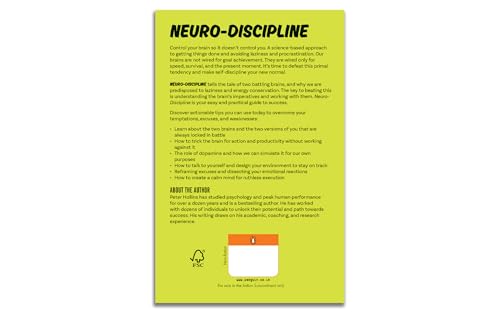 Neuro-Discipline: Everyday Neuroscience for Self-Discipline, Focus, and Defeating Your Brain’s Impulsive and Distracted Nature | A Science-Backed Guide - Retail Maharaj