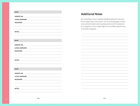 A-Z Password Book: Individual Letter Tabs to Quickly Access Login Information - Retail Maharaj