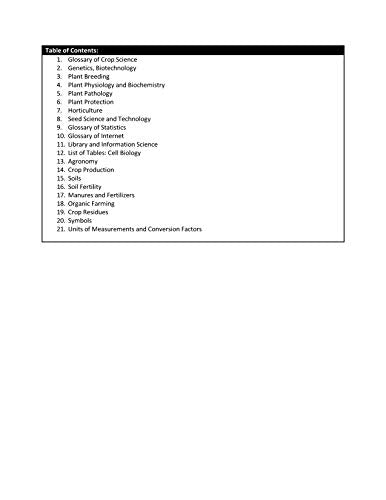 Definitional Glossary of Agricultural Terms, Vol-II | e - Retail Maharaj