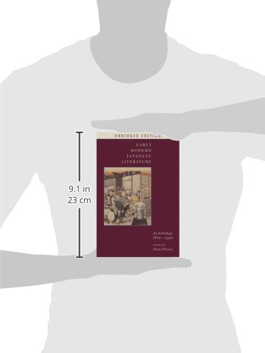 Early Modern Japanese Literature: An Anthology, 1600-1900 (Abridged Edition) (Translations from the Asian Classics (Paperback)) - Retail Maharaj