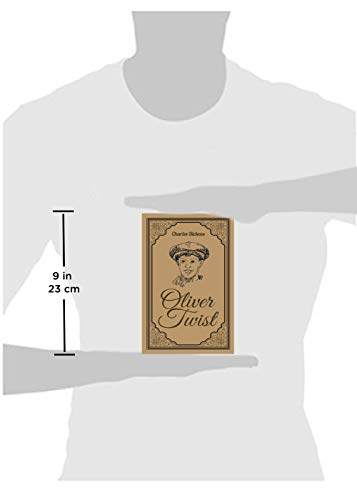 Oliver Twist Charles Dickens Classic Novel, (Coming of Age, Orphan, Required Literature), Ribbon Page Marker, Perfect for Gifting - Retail Maharaj