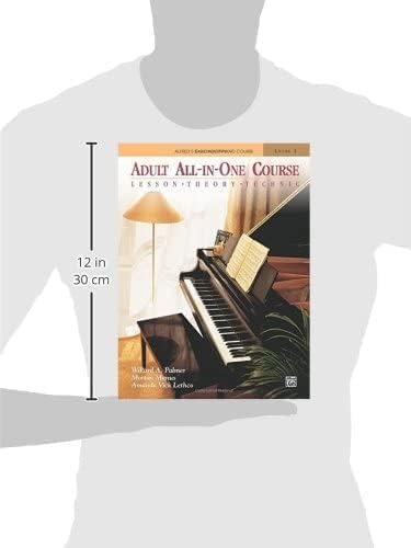 Alfred's Basic Adult All-In-One Course, Bk 1: Lesson * Theory * Technic, Comb Bound Book - Retail Maharaj