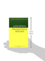Aeschylus: Prometheus Bound (Cambridge Greek and Latin Classics) - Retail Maharaj