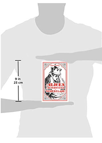 Alice's Adventures in Wonderland Lewis Carroll Classic Novel,(Down the Rabbit Hole-tale of Self Discovery and Curiosity), Ribbon Page Marker, Perfect for Gifting - Retail Maharaj