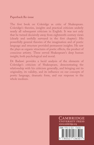 Coleridge: Critic of Shakespeare - Retail Maharaj