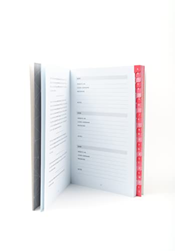 A-Z Password Book: Individual Letter Tabs to Quickly Access Login Information - Retail Maharaj