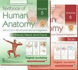 Textbook Of Human Anatomy With Color Atlas And Clinical Integration 2 Vol Set (Vol 5- Head Neck And Face And Vol 6-Brain) With Companion Workbook (Pb 2024) - Retail Maharaj