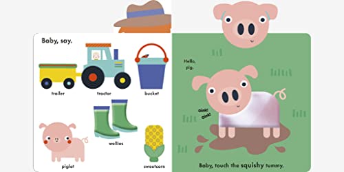 Baby Touch: Farm Animals: A touch-and-feel playbook - Retail Maharaj