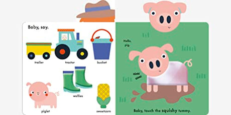 Baby Touch: Farm Animals: A touch-and-feel playbook - Retail Maharaj