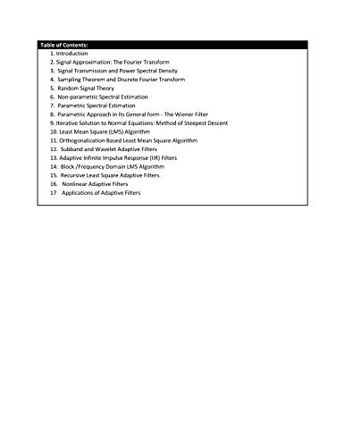 Optimum and Adaptive Signal Processing w/CD | e - Retail Maharaj