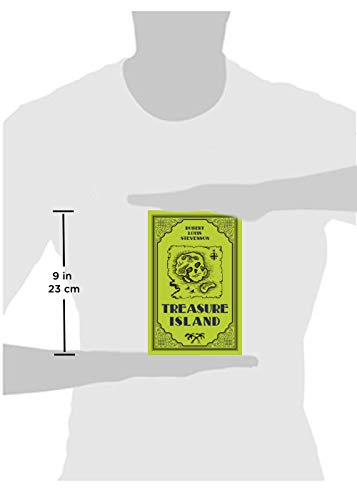 Treasure Island Robert Louis Stevenson Classic Novel, (Sailing Adventure, Tale of Strength and Courage, Required Literature), Ribbon Page Marker, Perfect for Gifting - Retail Maharaj