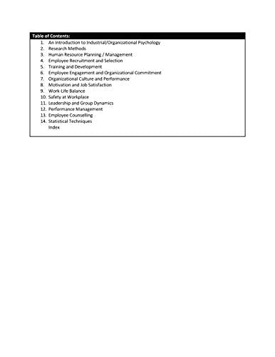 Organizational Psychology - Retail Maharaj