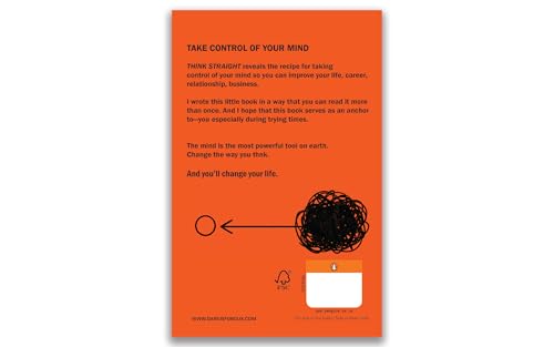 Think Straight: Change Your Thoughts, Change Your Life | Master Your Mind, Overcome Negative Thinking, and Transform Your Life | A Practical Guide to ... of Your Thoughts and Achieving Success - Retail Maharaj