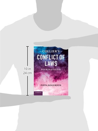 Collier's Conflict of Laws - Retail Maharaj