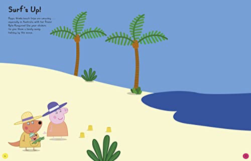 Peppa Pig: Peppa’s Favourite Places: Sticker Scenes Book - Retail Maharaj