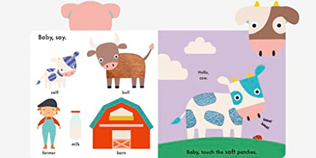 Baby Touch: Farm Animals: A touch-and-feel playbook - Retail Maharaj