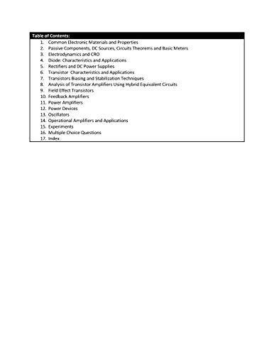 Electronic Devices and Circuits - Retail Maharaj
