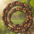 One Round Radha Naam Beads Tulsi Kanthi Mala – Sacred Neckwear for Devotion and Spiritual Practices - Retail Maharaj