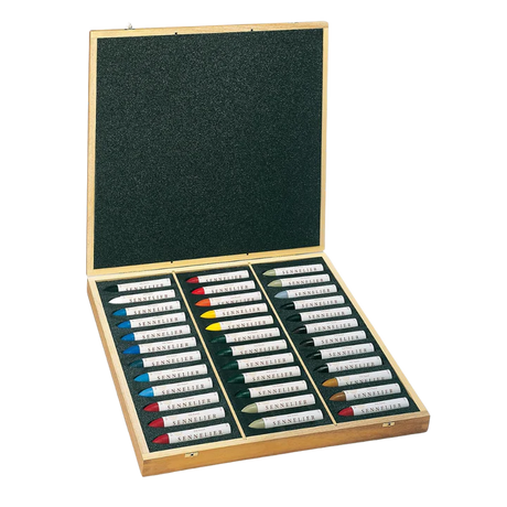 Sennelier Oil Pastel Set of 36 Large in Wooden Box - Retail Maharaj