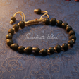 Traditional Shyama Black Tulsi Round Beads Bracelet – Handcrafted Devotional & Spiritual Bracelet - Retail Maharaj