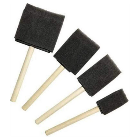 Retail Maharaj Arts Painting Sponge Black Set of 4 - Retail Maharaj