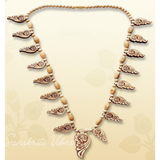 Brij Kisori Shri Radha Naam Tulsi Kanthi Haar – Spiritual Necklace for Devotion - Retail Maharaj