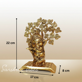 Ganesha Standing Playing Flute Metal Statue - Retail Maharaj