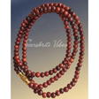 Red Chandan Sandalwood Mala for Neck Design Original Red Sandalwood Necklace 24 Inch Natural Spiritual Healing Mala - Retail Maharaj