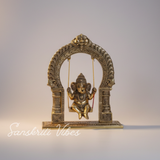 Ganesh Ji Dori Jhula Idol Decorative Showpiece - Retail Maharaj