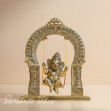 Ganesh Ji Dori Jhula Idol Decorative Showpiece - Retail Maharaj