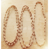 Ram Naam Handmade Tulsi Beads Two Round Shayama Kanthi Mala – Traditional Classic for Spiritual Devotion - Retail Maharaj