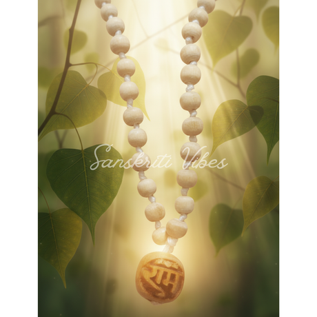 108 Knotted Tulsi Beads Kanthi Mala – Classic Traditional Mala for Spiritual Devotion - Retail Maharaj