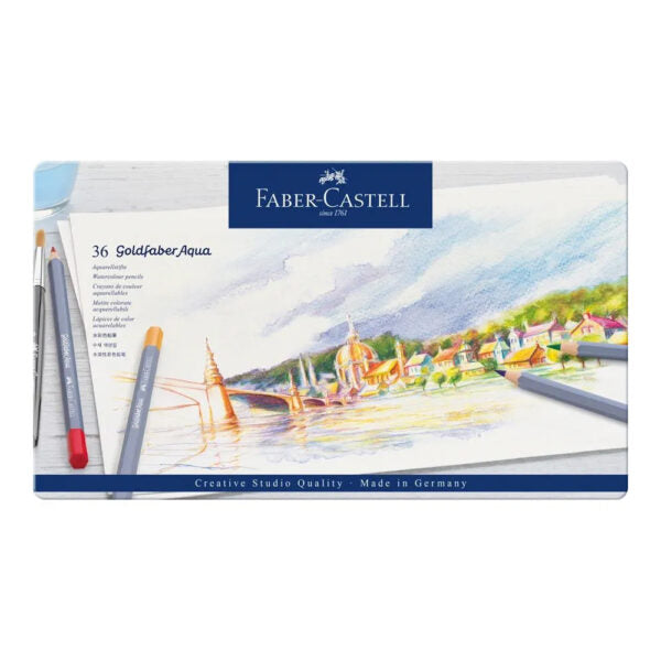 Faber Castell Goldfaber Aqua Watercolour Pencils Artist Colour Set - Retail Maharaj