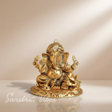 Metal Ganesha Statue Good Luck - Retail Maharaj