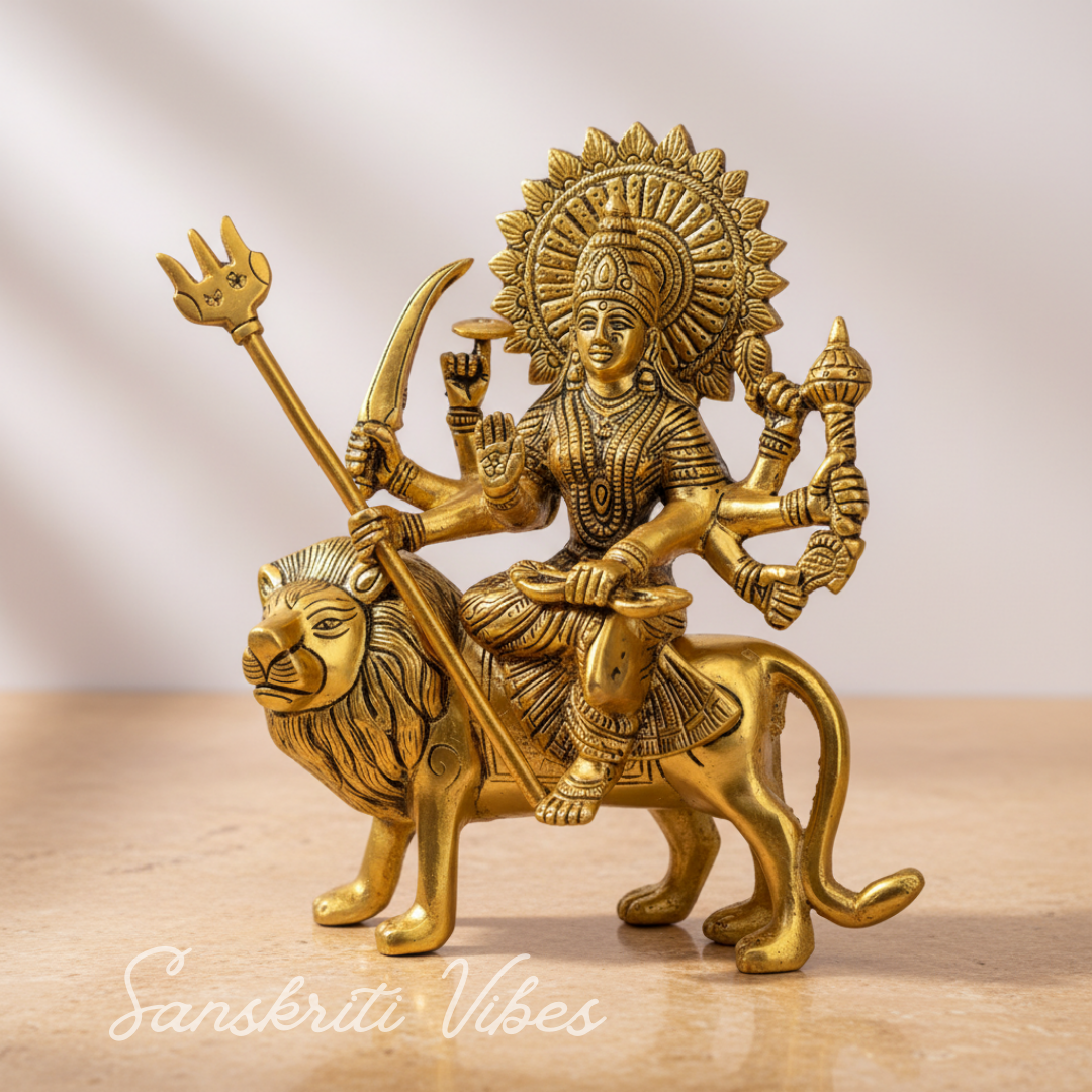Durga Maa Murti Idol Decorative Showpiece - Retail Maharaj